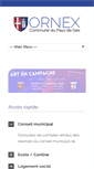 Mobile Screenshot of ornex.fr