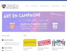 Tablet Screenshot of ornex.fr
